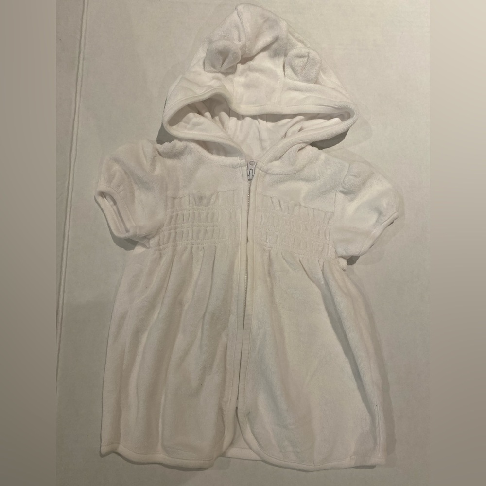 Childrens place hooded swimsuit terry  cover up size 9-12 months